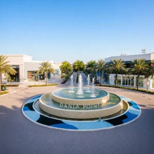Dania Pointe shopping and dining district in Dania Beach FL