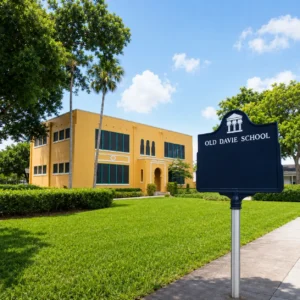 Old Davie School historic landmark in Davie FL