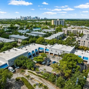 Aerial view of Wilton Manors FL neighborhoods served by Southport Auto Repair